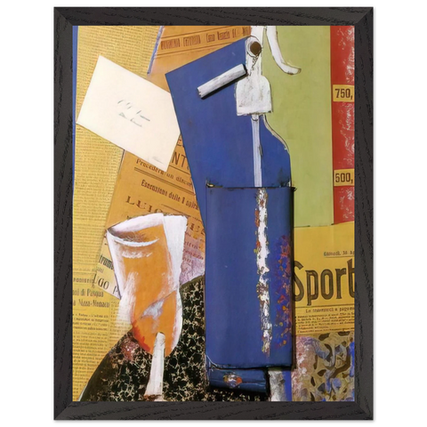 STILL LIFE WITH SYPHON SODA WATER 1914 by Carlo Carra — Framed art print at Zephyeer