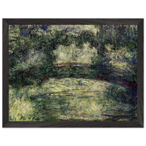 The Japanese Bridge 10 by Claude Monet — Framed art print at Zephyeer