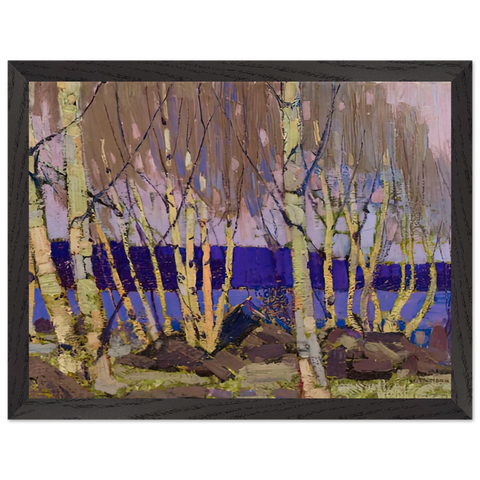 EVENING CANOE LAKE 1916 by Tom Thomson — Framed art print at Zephyeer