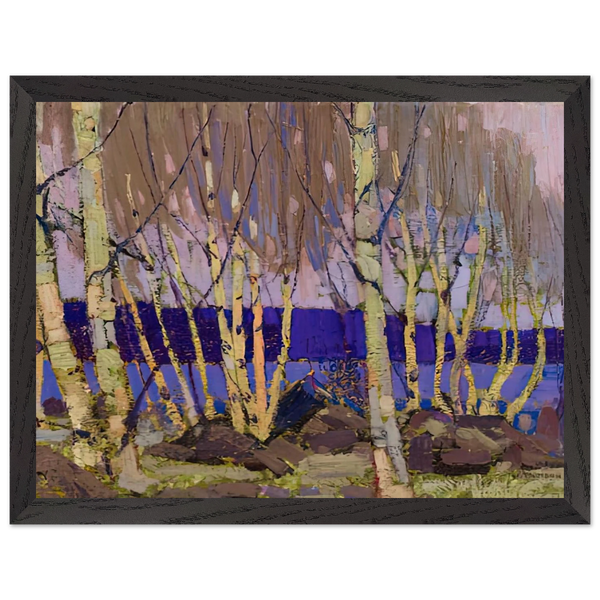 EVENING CANOE LAKE 1916 by Tom Thomson — Framed art print at Zephyeer