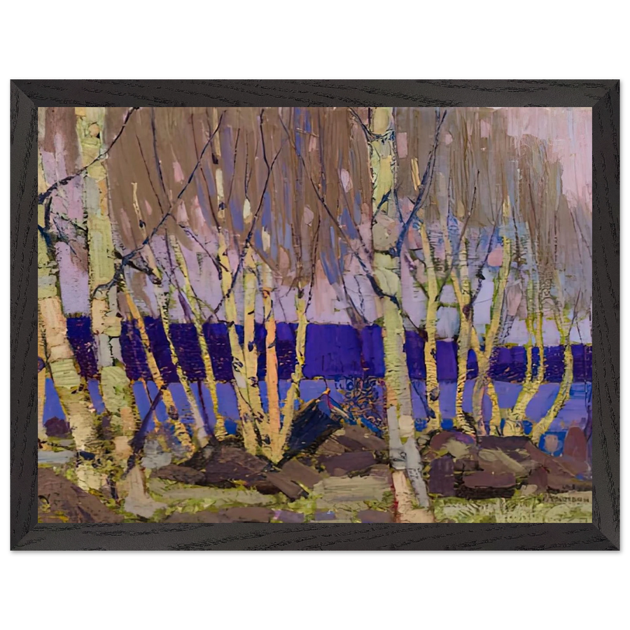 EVENING CANOE LAKE 1916 by Tom Thomson — Framed art print at Zephyeer