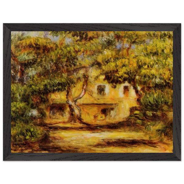 The Farm at Collettes by Pierre-Auguste Renoir — Framed art print at Zephyeer