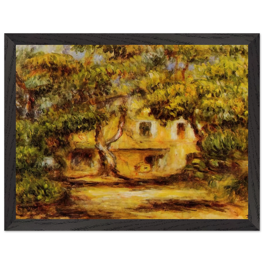 The Farm at Collettes by Pierre-Auguste Renoir — Framed art print at Zephyeer