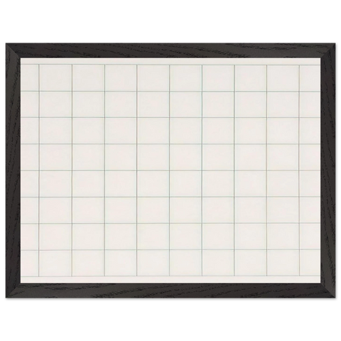 On a clear day, #1 by Agnes Martin — Framed art print at Zephyeer