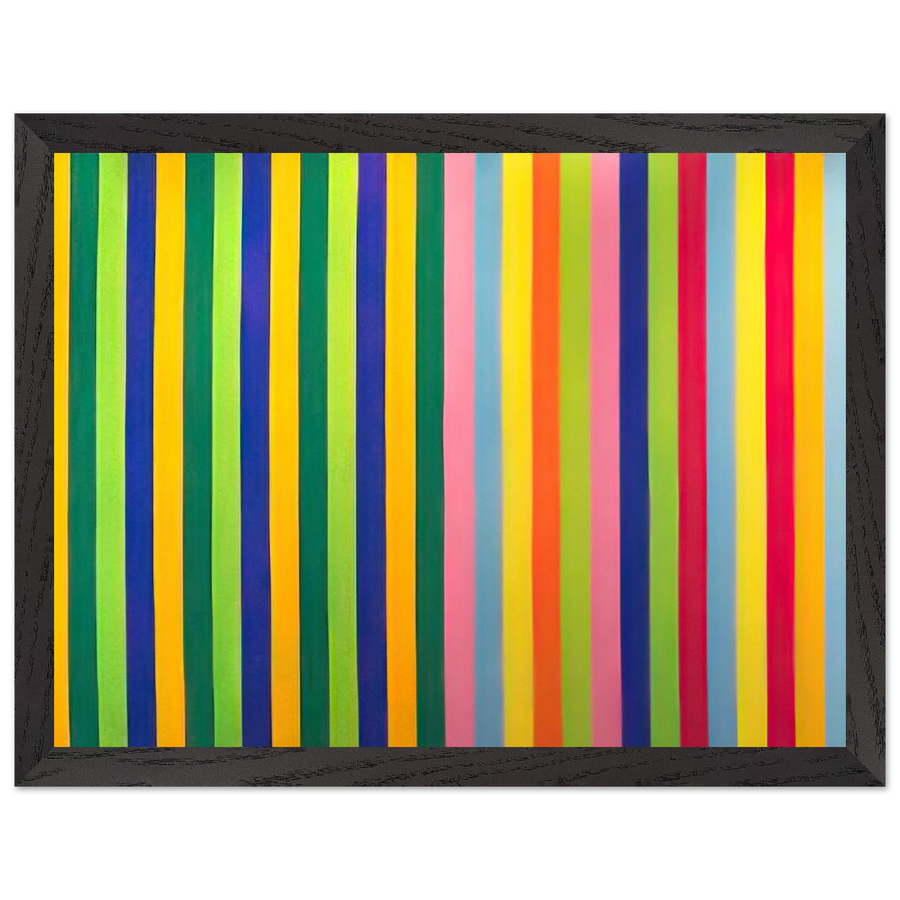 Solar Skin - 1964 by Gene Davis — Framed art print at Zephyeer