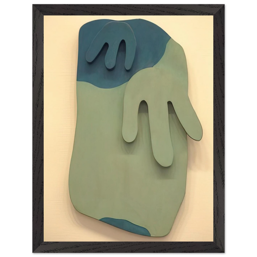 Tete Paysage by Jean Arp — Framed art print at Zephyeer