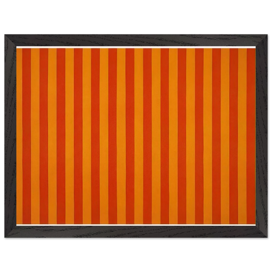 EdgesSolar Beat - 1962 by Gene Davis — Framed art print at Zephyeer