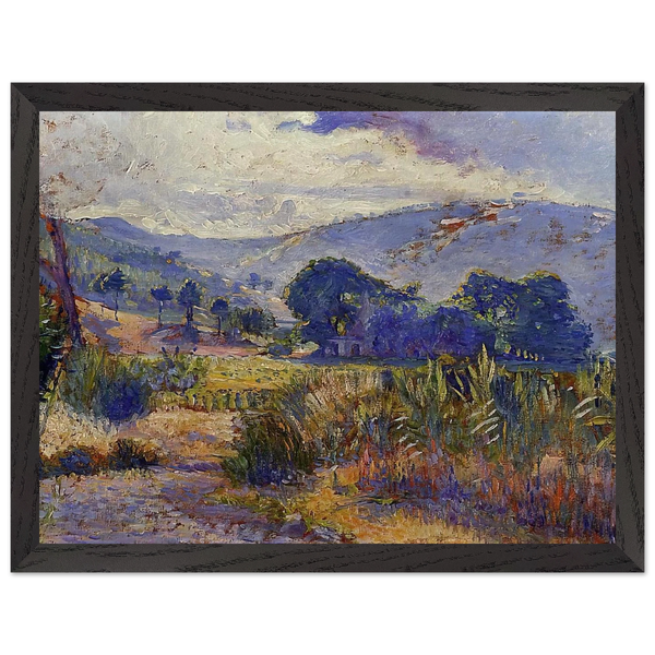Cabasson Landscape study by Henri-Edmond Cross — Framed art print at Zephyeer