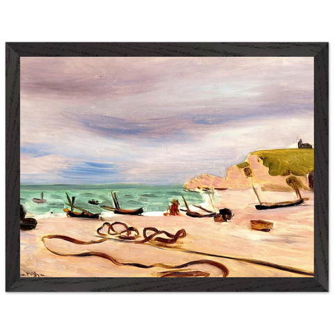 ROPES ON THE BEACH AT ETRETAT 1920 by Henri Matisse — Framed art print at Zephyeer