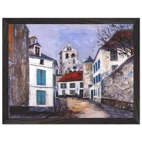 VILLAGE STREET by Maurice Utrillo — Framed art print at Zephyeer