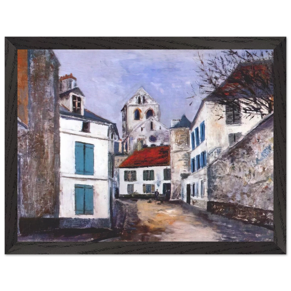 VILLAGE STREET by Maurice Utrillo — Framed art print at Zephyeer