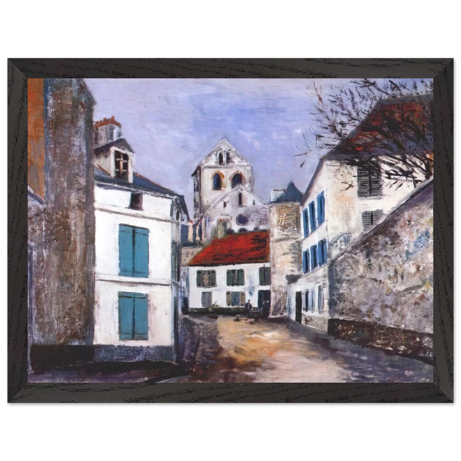 VILLAGE STREET by Maurice Utrillo — Framed art print at Zephyeer