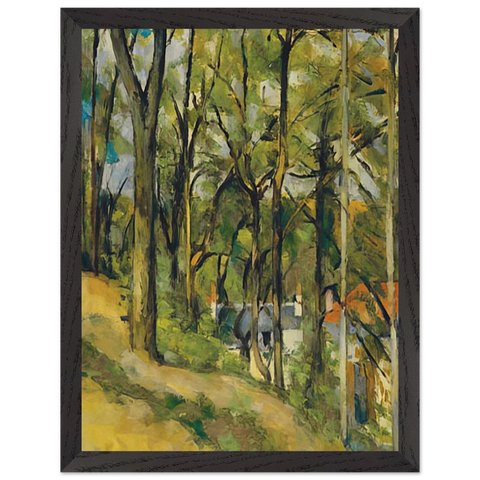 The Orchard by Paul Cézanne — Framed art print at Zephyeer