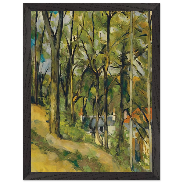 The Orchard by Paul Cézanne — Framed art print at Zephyeer