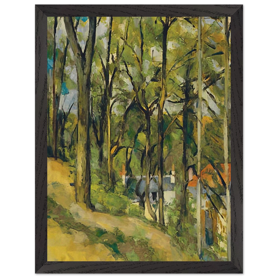 The Orchard by Paul Cézanne — Framed art print at Zephyeer