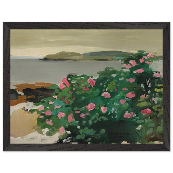 WILD ROSES 1961 by Fairfield Porter — Framed art print at Zephyeer