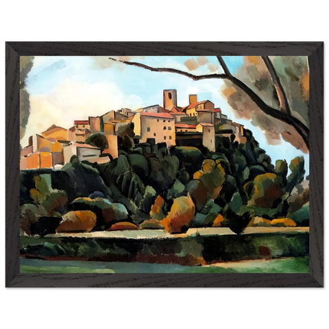 VISTA DE SAINT PAUL DE VENCE 1910 by Andre Derain — Framed art print at Zephyeer