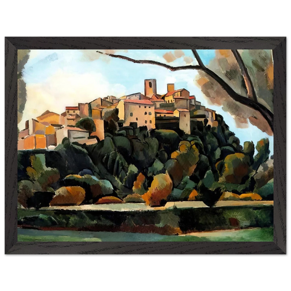 VISTA DE SAINT PAUL DE VENCE 1910 by Andre Derain — Framed art print at Zephyeer