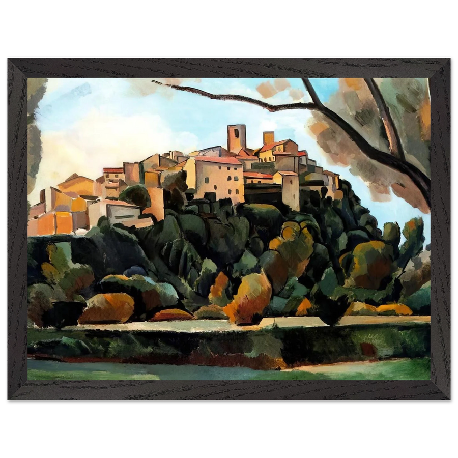 VISTA DE SAINT PAUL DE VENCE 1910 by Andre Derain — Framed art print at Zephyeer