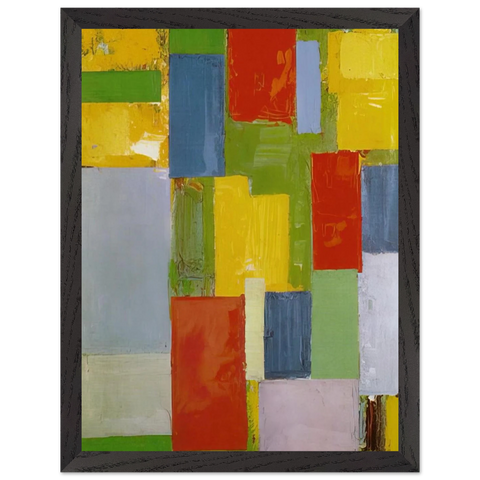 Abstract Euphony by Hans Hofmann — Framed art print at Zephyeer