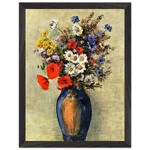 VASE OF FLOWERS 2 by Odilon Redon — Framed art print at Zephyeer