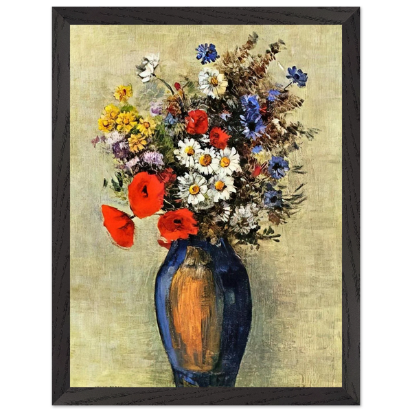 VASE OF FLOWERS 2 by Odilon Redon — Framed art print at Zephyeer