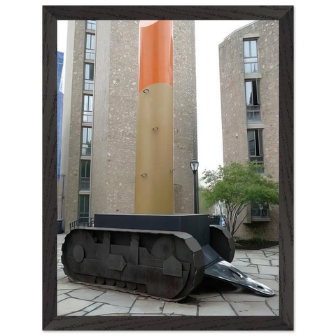 LIPSTICK ASCENDING ON CATERPILLAR TRACKS 1969 by Claes Oldenburg — Framed art print at Zephyeer