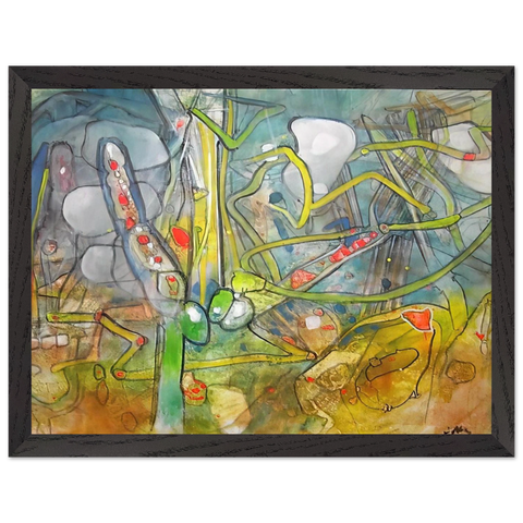 ATLAS DE MEDICATION by Roberto Matta — Framed art print at Zephyeer