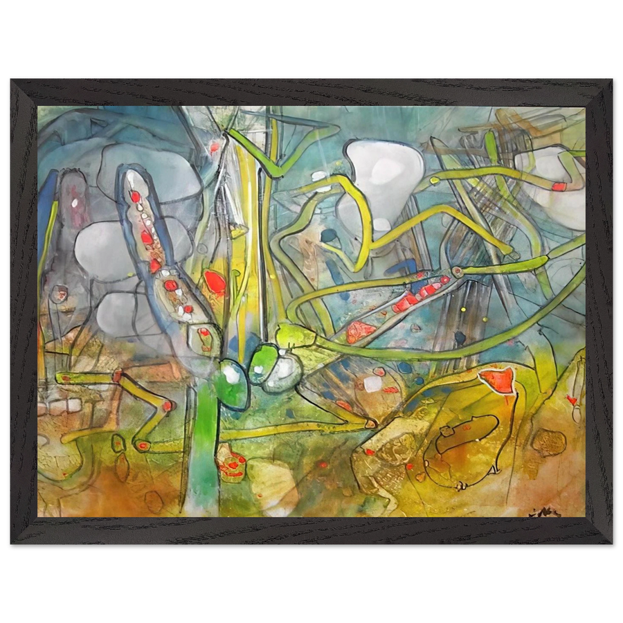 ATLAS DE MEDICATION by Roberto Matta — Framed art print at Zephyeer