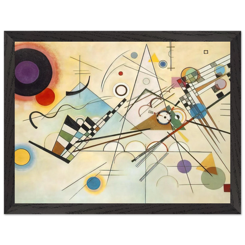 COMPOSITION VIII 1923 by Wassily Kandinsky — Framed art print at Zephyeer
