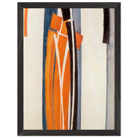 Drawings of curves by Frantisek Kupka — Framed art print at Zephyeer
