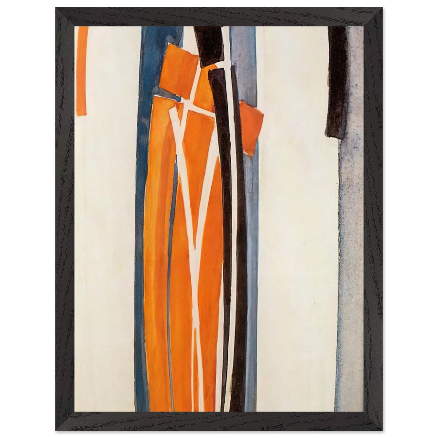 Drawings of curves by Frantisek Kupka — Framed art print at Zephyeer