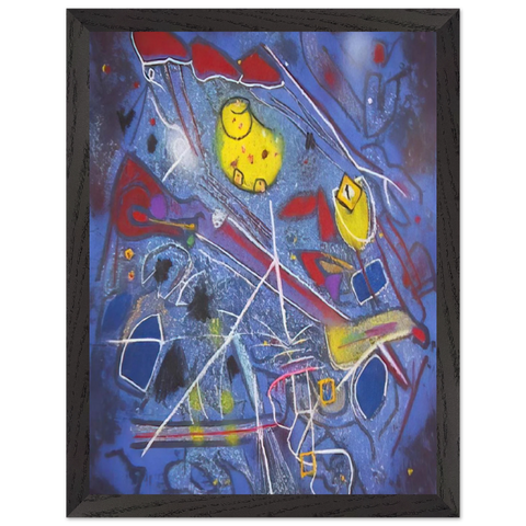 REDNESS OF BLUE 1996 by Roberto Matta — Framed art print at Zephyeer