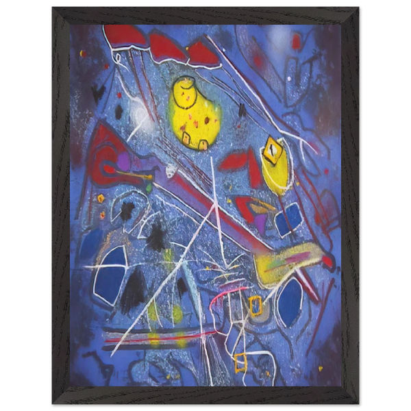REDNESS OF BLUE 1996 by Roberto Matta — Framed art print at Zephyeer