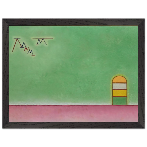 GREEN EMPTYNESS 1930 by Wassily Kandinsky — Framed art print at Zephyeer