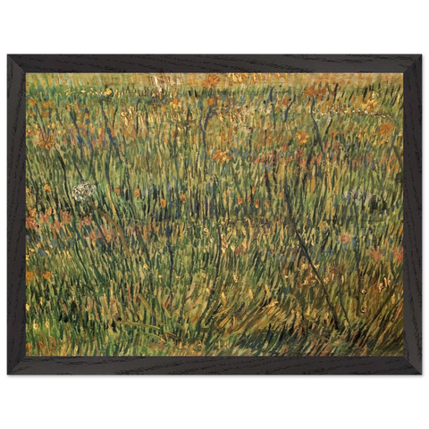 Pasture in Bloom by Vincent van Gogh — Framed art print at Zephyeer