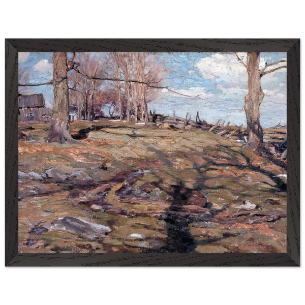 The Edge of the Maple Wood - 1910 by A.Y. Jackson — Framed art print at Zephyeer
