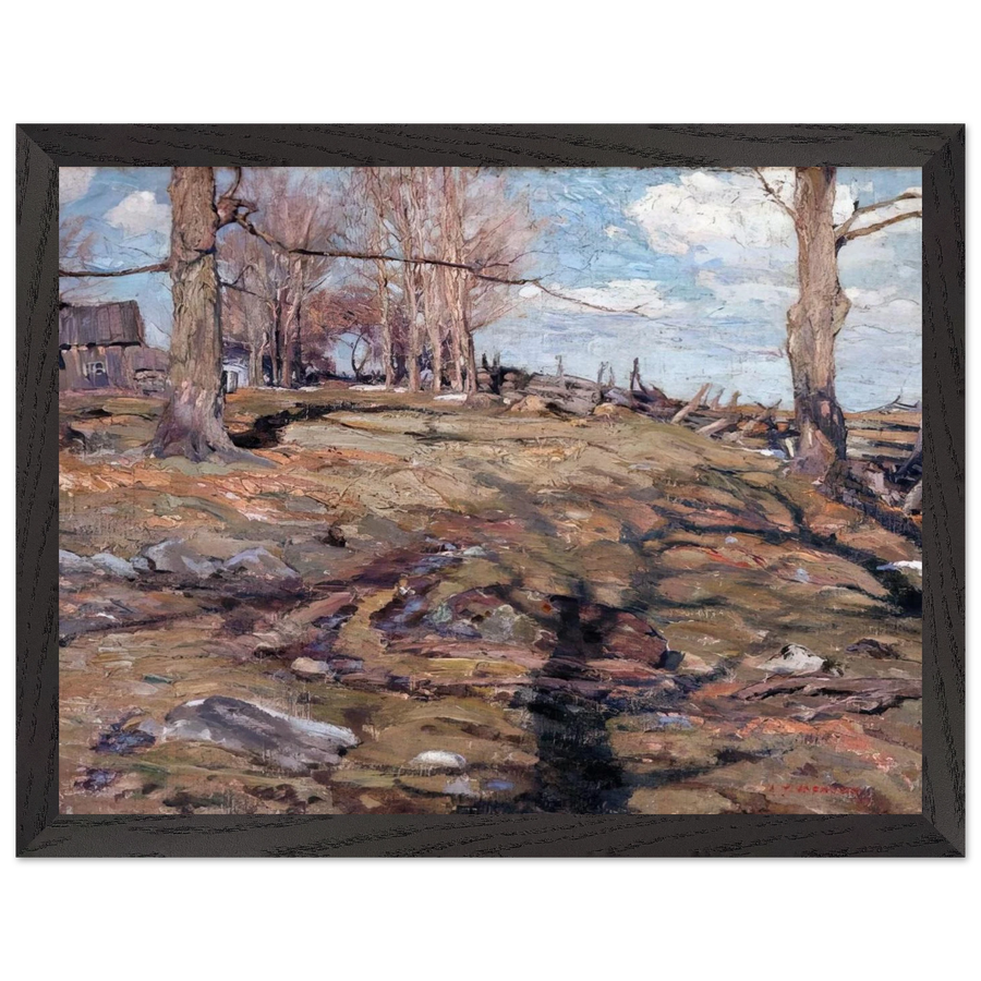 The Edge of the Maple Wood - 1910 by A.Y. Jackson — Framed art print at Zephyeer