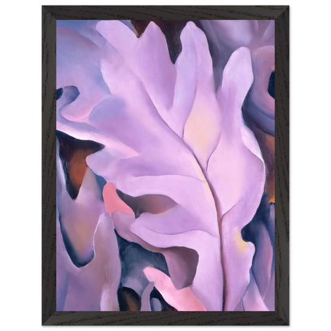 Purple Leaves by Georgia O'Keeffe — Framed art print at Zephyeer