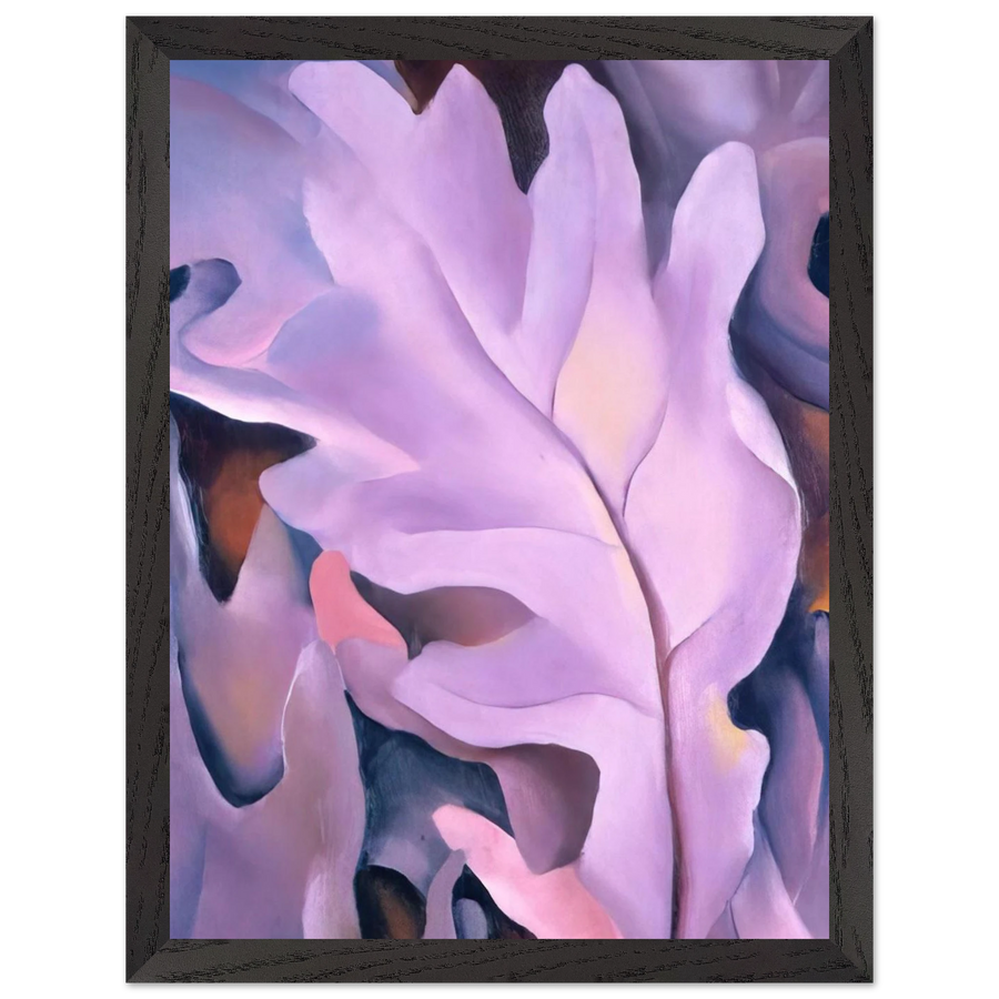 Purple Leaves by Georgia O'Keeffe — Framed art print at Zephyeer