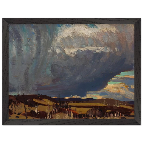 APPROACHING SNOWSTORM 1915 by Tom Thomson — Framed art print at Zephyeer