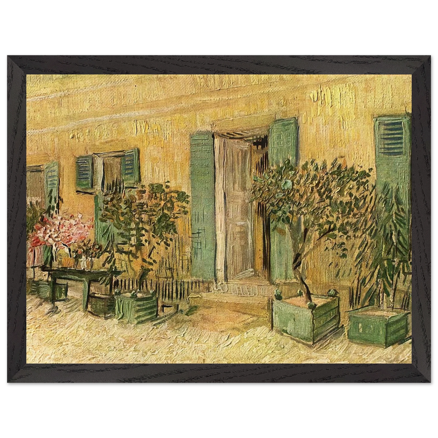 Exterior of a Restaurant at Asnieres by Vincent van Gogh — Framed art print at Zephyeer