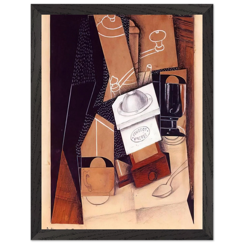 THE COFFEE GRINDER 1916 by Juan Gris — Framed art print at Zephyeer