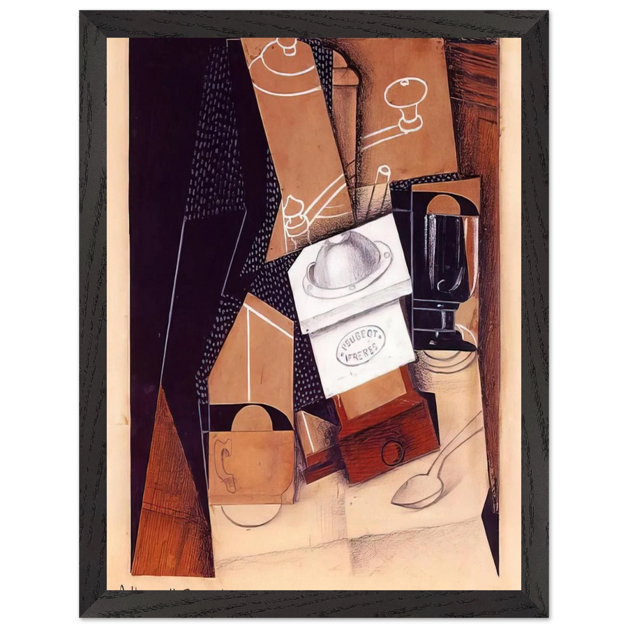 THE COFFEE GRINDER 1916 by Juan Gris — Framed art print at Zephyeer