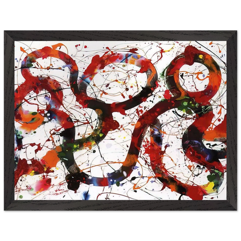 Untitled  SFP88-12 by Sam Francis — Framed art print at Zephyeer