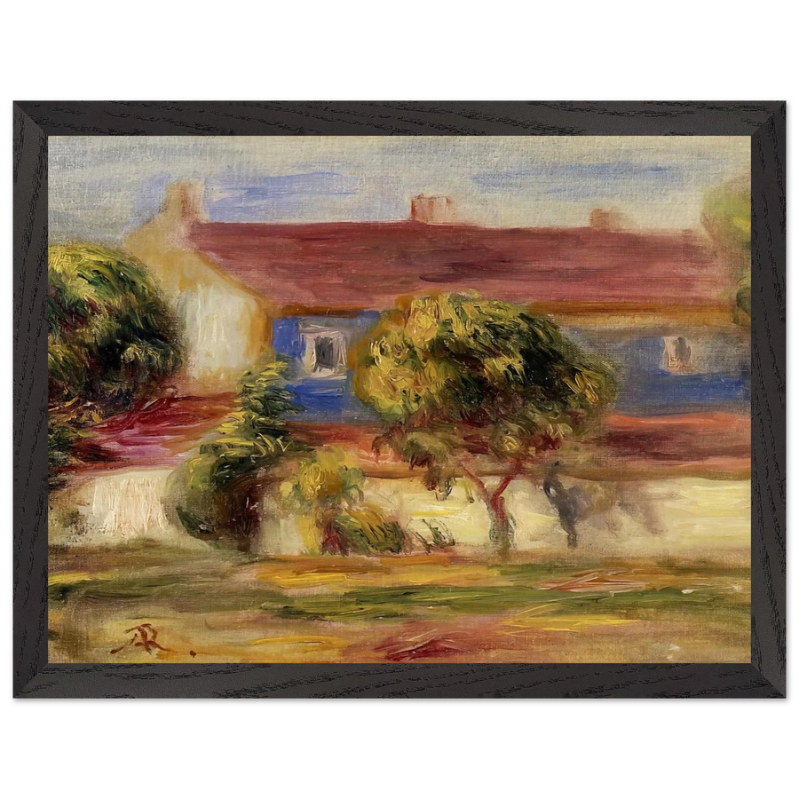 The Artist s House by Pierre-Auguste Renoir — Framed art print at Zephyeer
