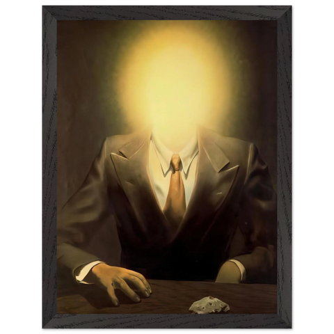 THE PLEASURE PRINCIPLE PORTRAIT OF EDWARD JAMES 1937 by Rene Magritte — Framed art print at Zephyeer