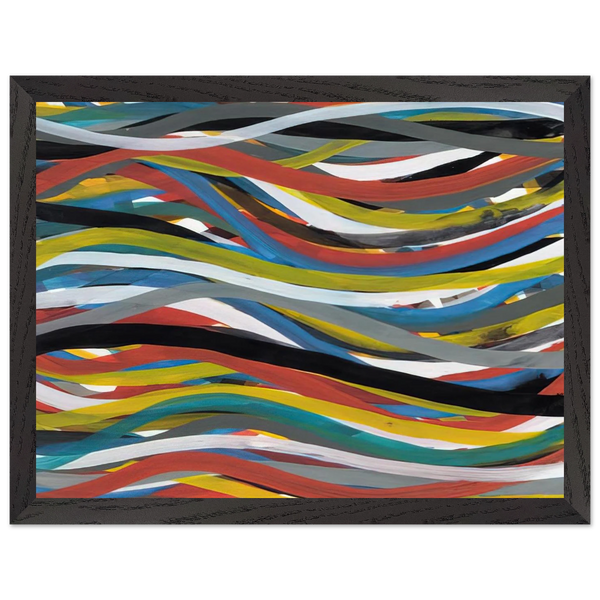 Untitled Ribbons by Sol LeWitt — Framed art print at Zephyeer