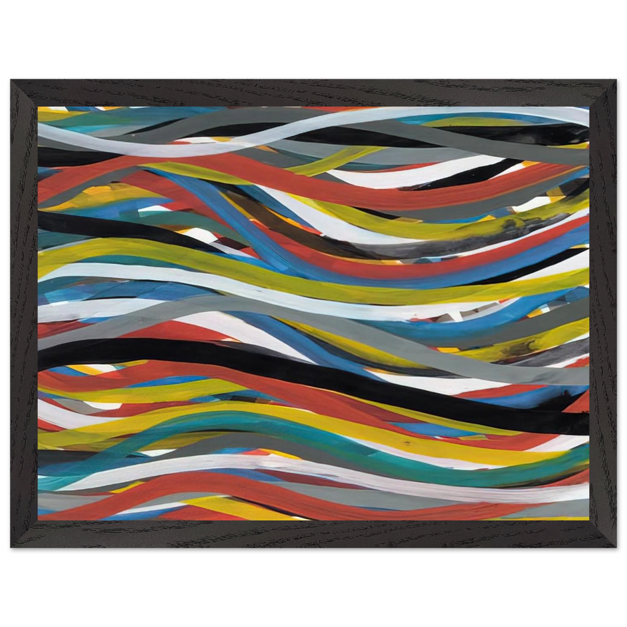 Untitled Ribbons by Sol LeWitt — Framed art print at Zephyeer