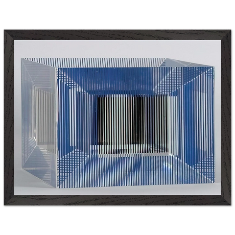 CUBE WITH AMBIGOUS SPACE 1981 by Jesus Rafael Soto — Framed art print at Zephyeer